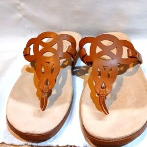 Naturalizer Soul  Janice Woman's Brown Sandals‎ New 6.5 W